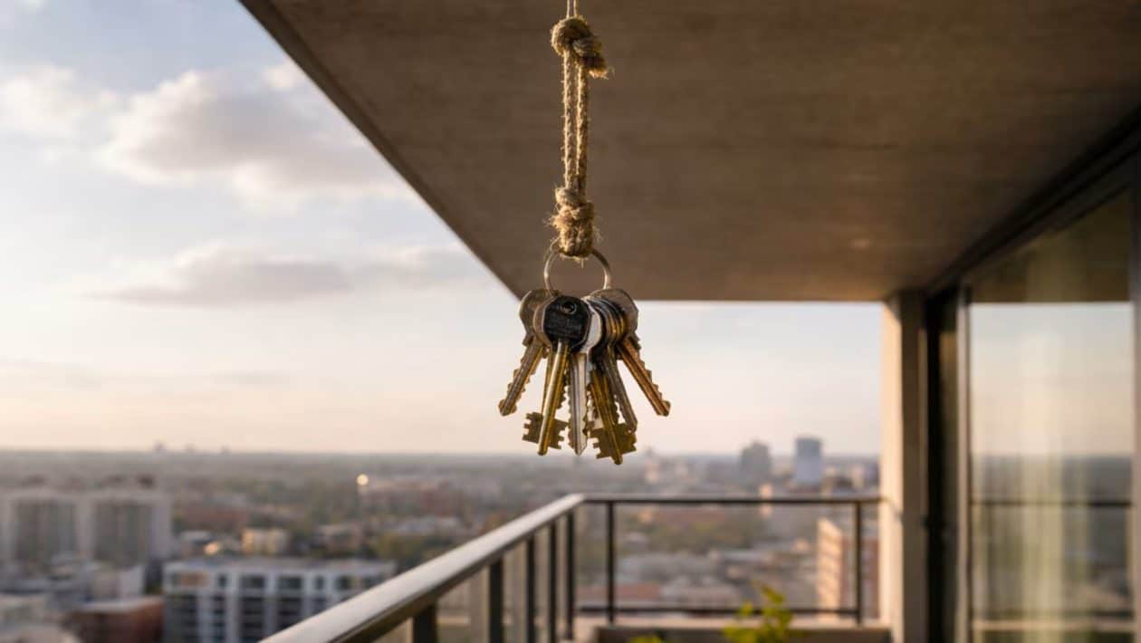 Alte Schlüssel auf dem Balkon aufhängen: Warum und wozu?
